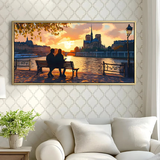 Vintage Florence Canvas Wall Art For Hotel