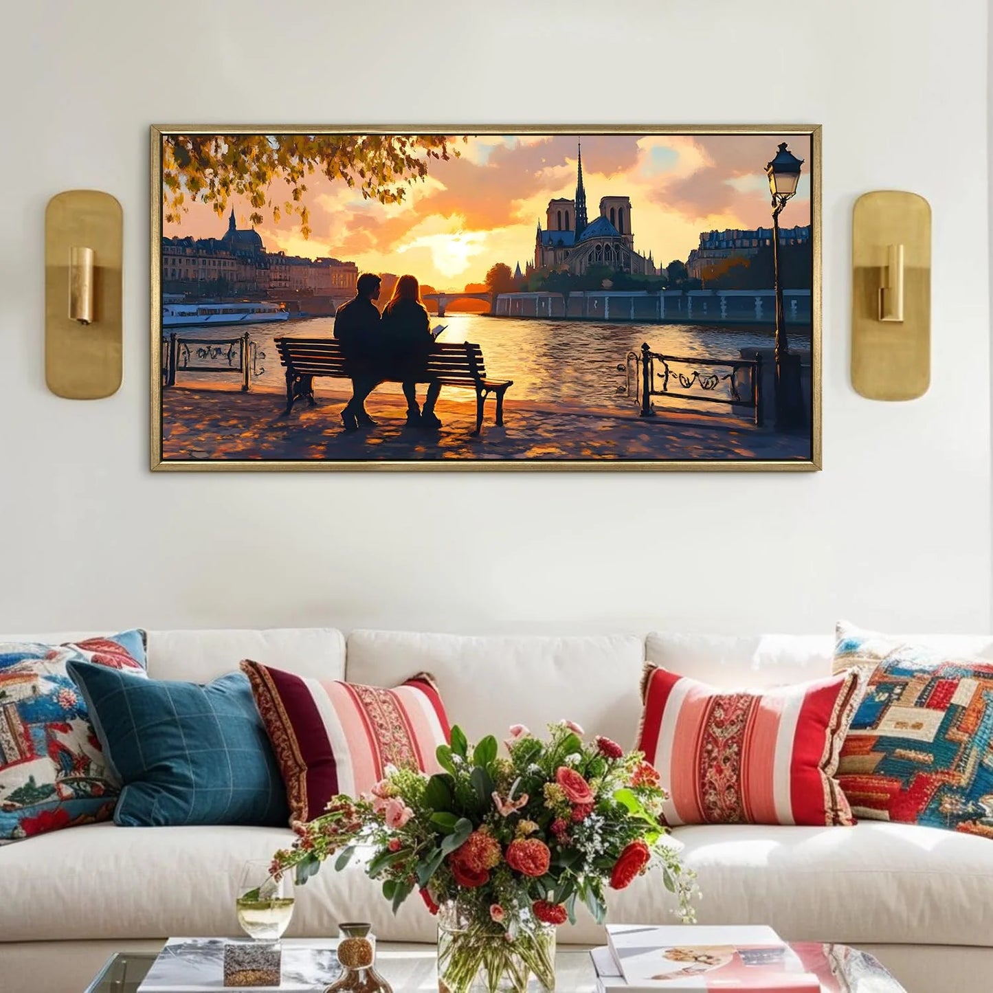 Vintage Florence Canvas Wall Art For Hotel