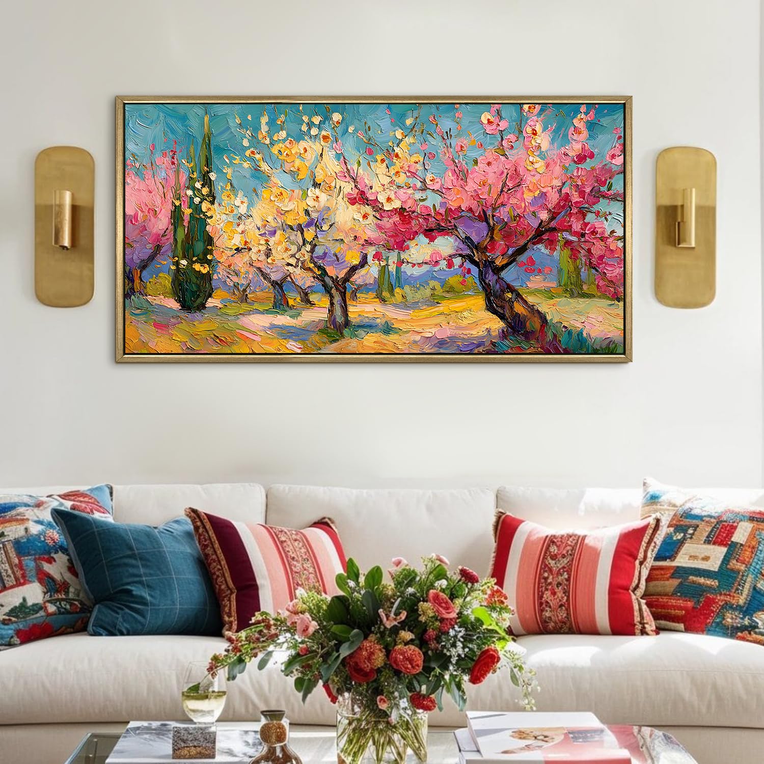 Vintage Forest Canvas Wall Painting For Living Room