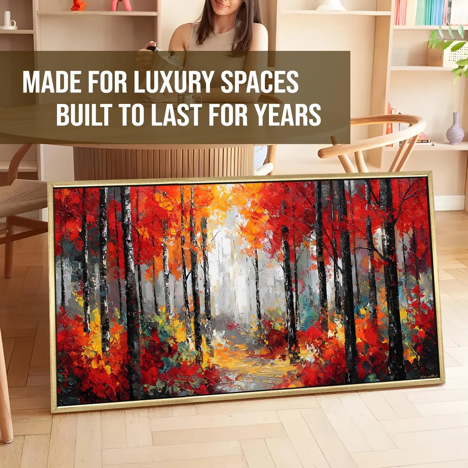 Vintage Canvas Wall Painting For Hotel Room