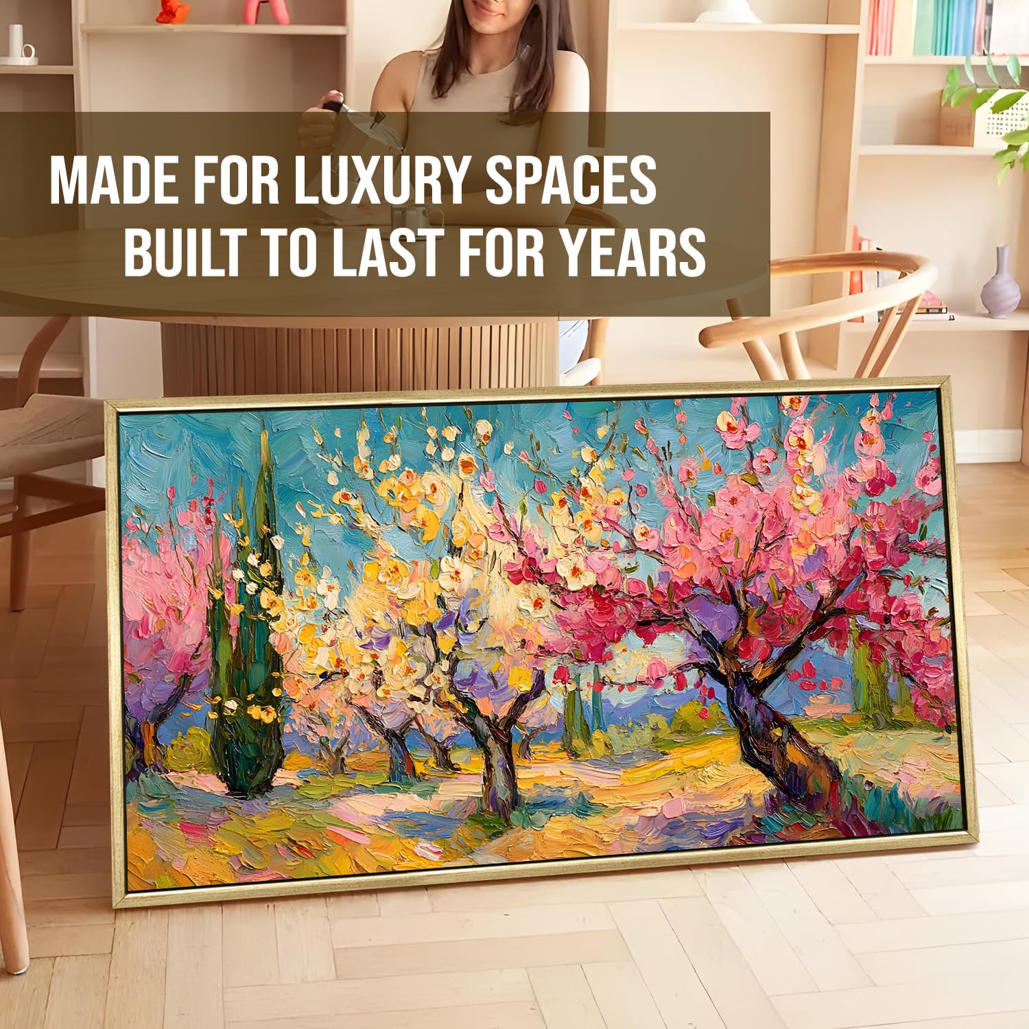 Vintage Forest Canvas Wall Painting For Living Room