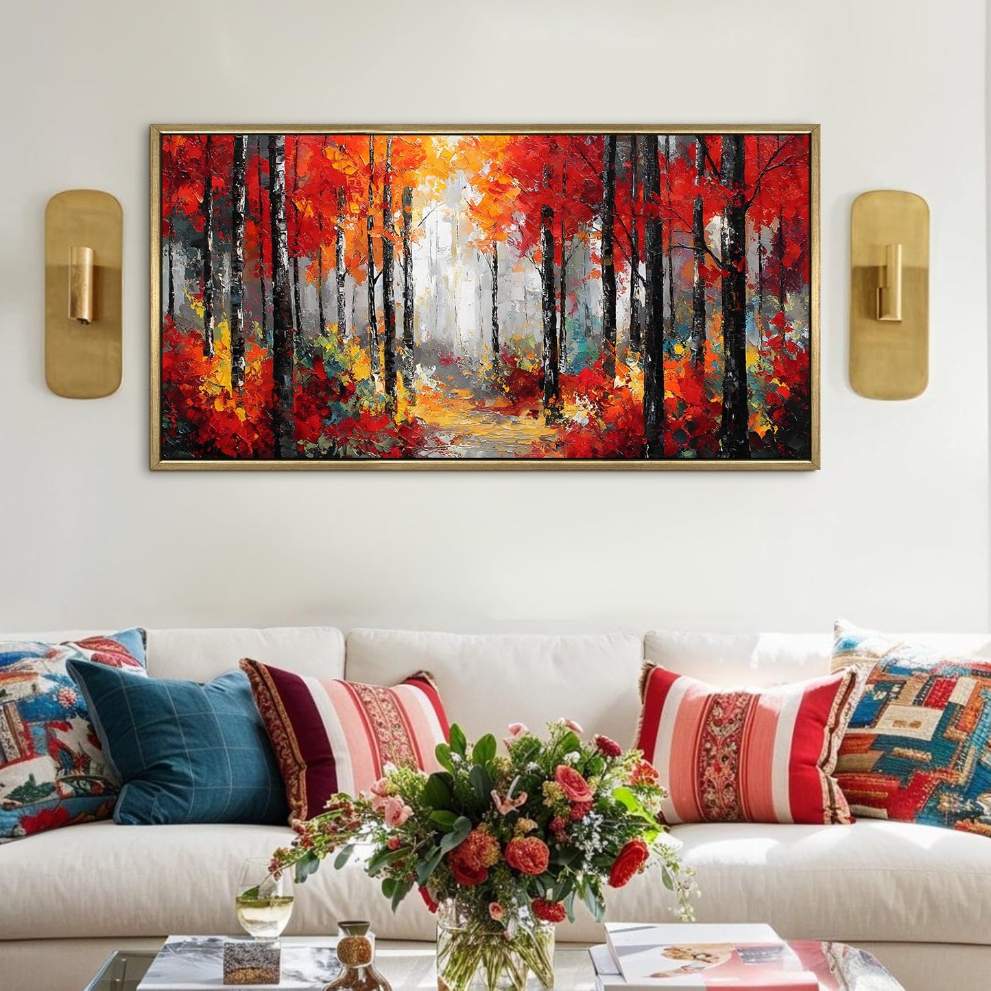 Vintage Canvas Wall Painting For Hotel Room