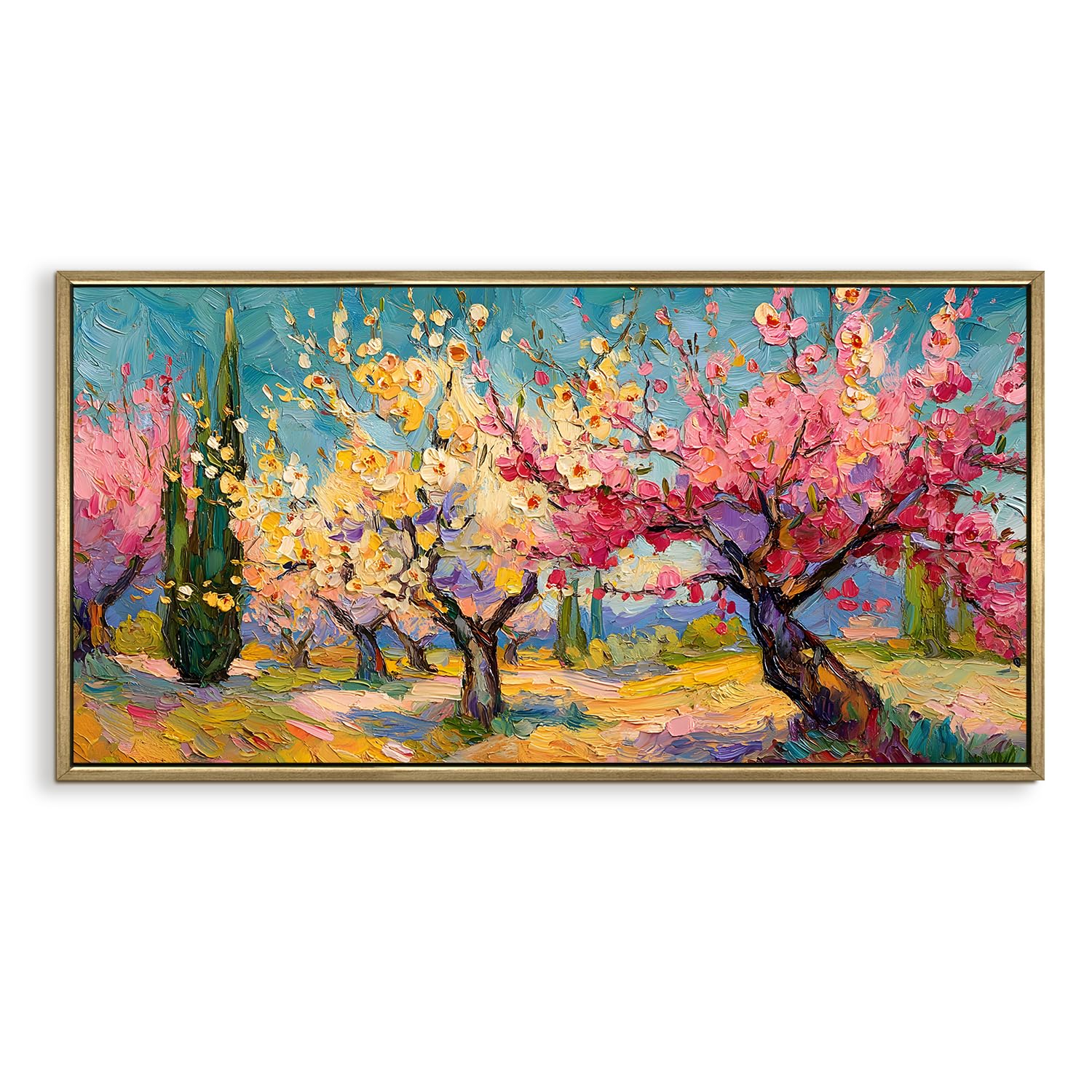 Vintage Forest Canvas Wall Painting For Living Room