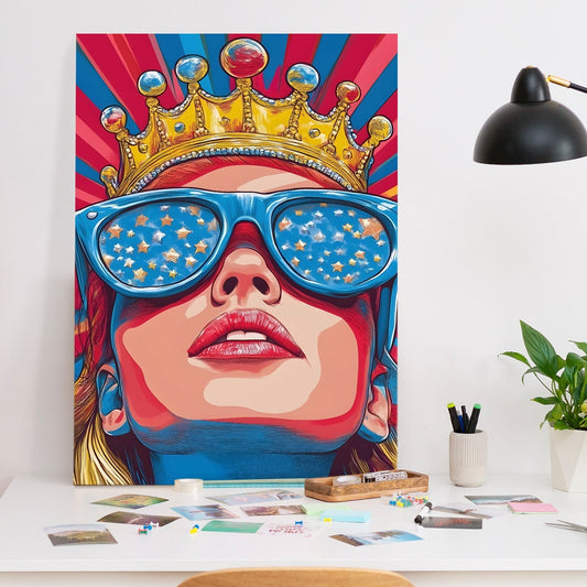 Pop Culture Queen canvas wall art painting