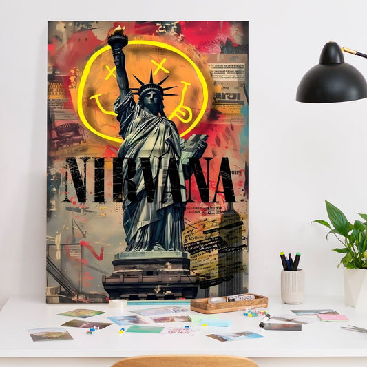 Grunge Liberty Wall Art
