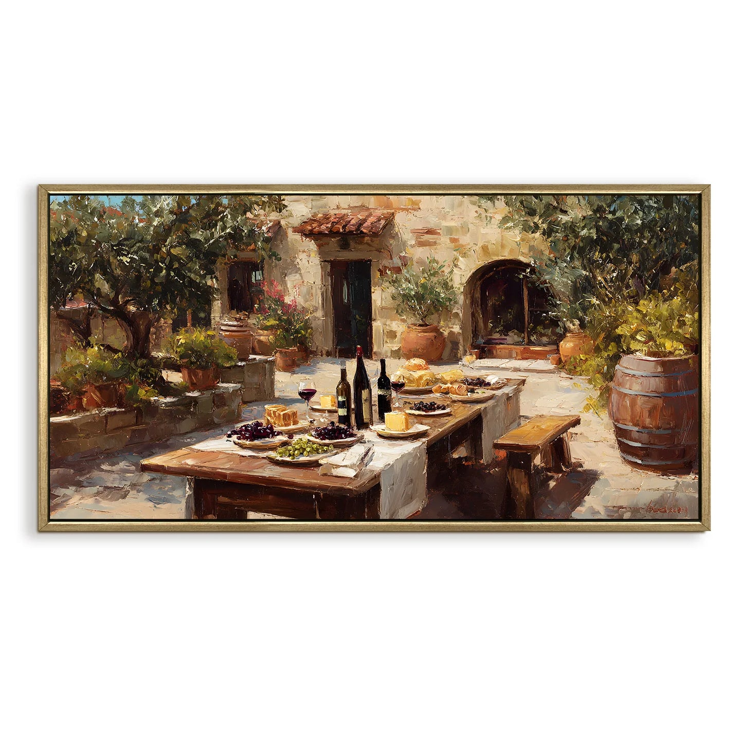 Vintage Wall Canvas Wall Art For Hotel Room