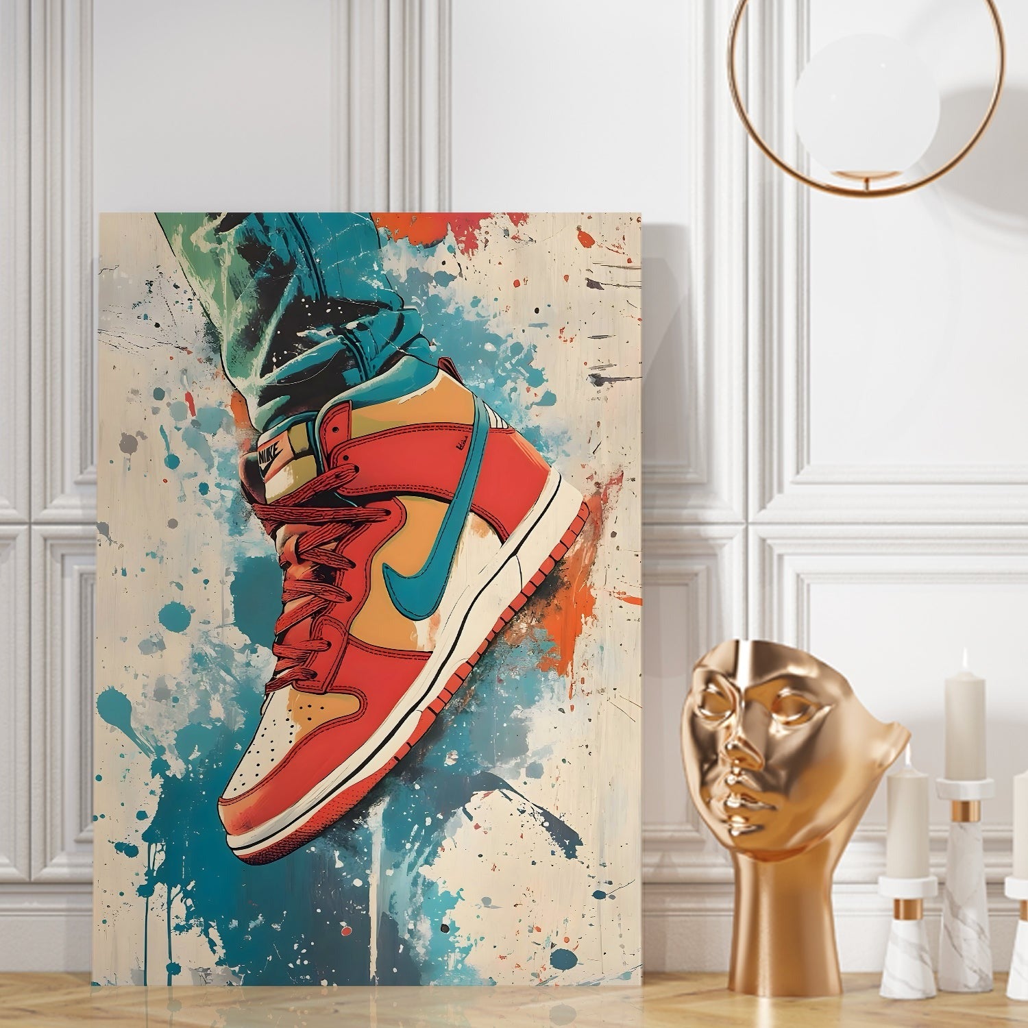 Graffiti Sole canvas Wall Art Painting