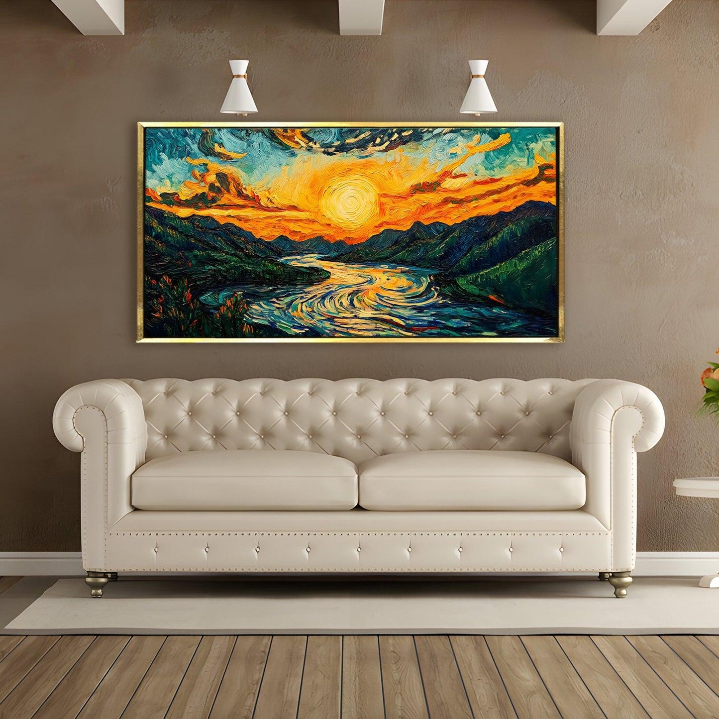 Sunrise Canvas Wall Painting