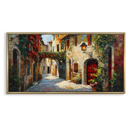 Vintage Canvas Wall Painting For Hotel Wall Decor