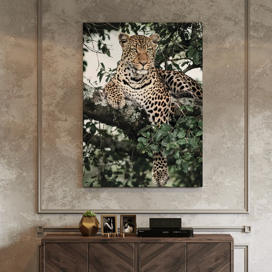 Leopard's Canvas Wall Art Wildlife Painting For Decoration