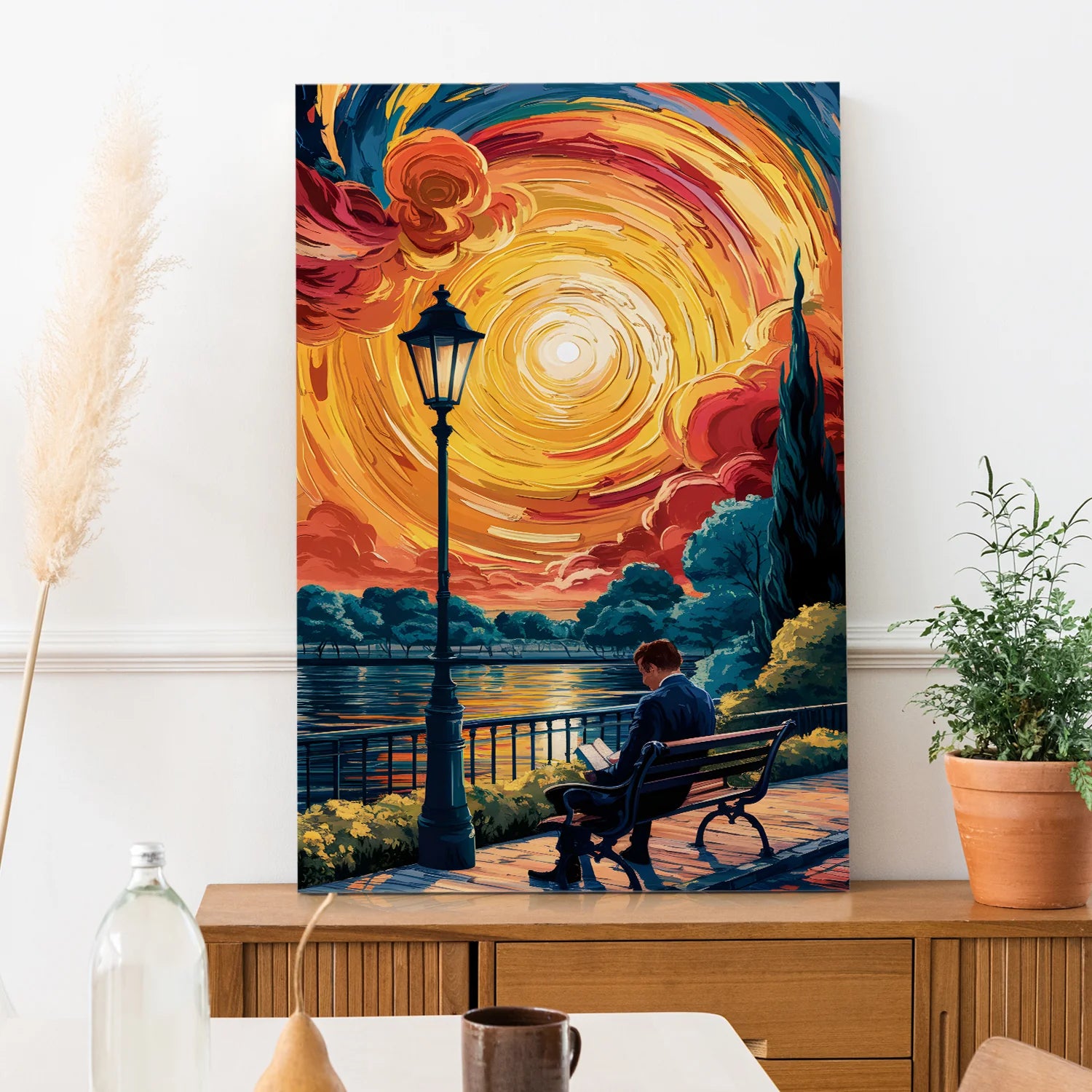 Whirlwind of Thought Canvas Wall Painting