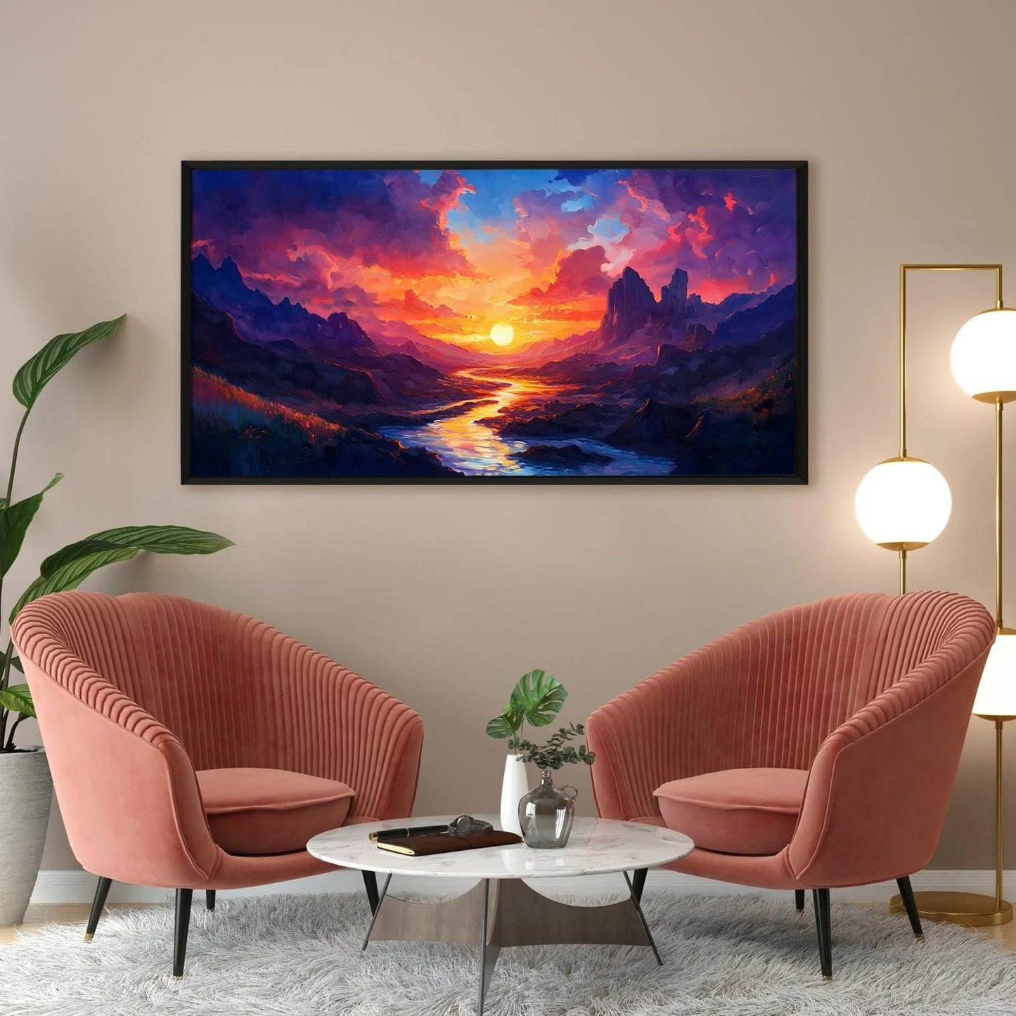 Sunrise Canvas Wall Painting