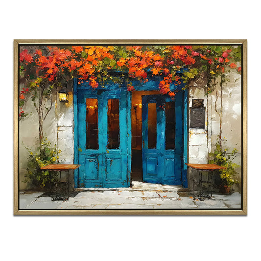 Vintage Canvas Wall Painting For Restaurant Decoration