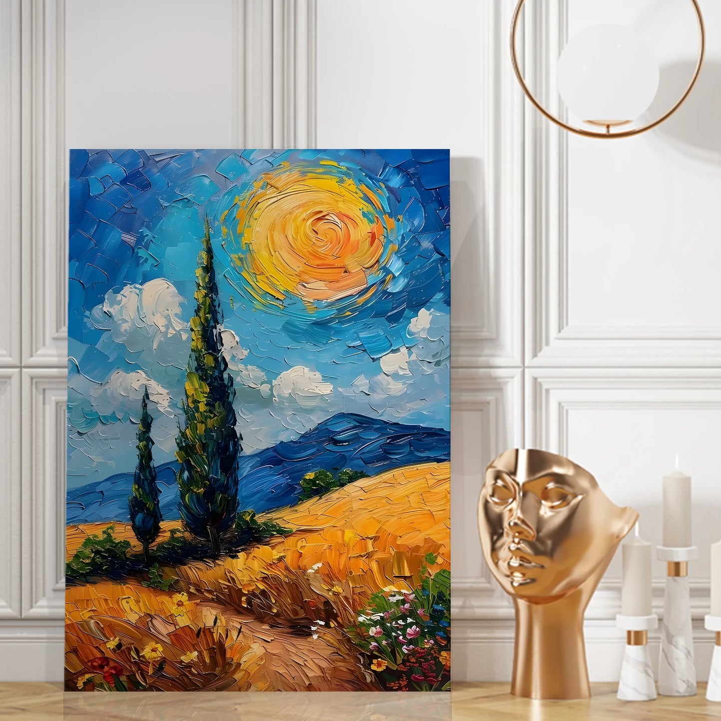 Fields Of Light Wall Art Painting
