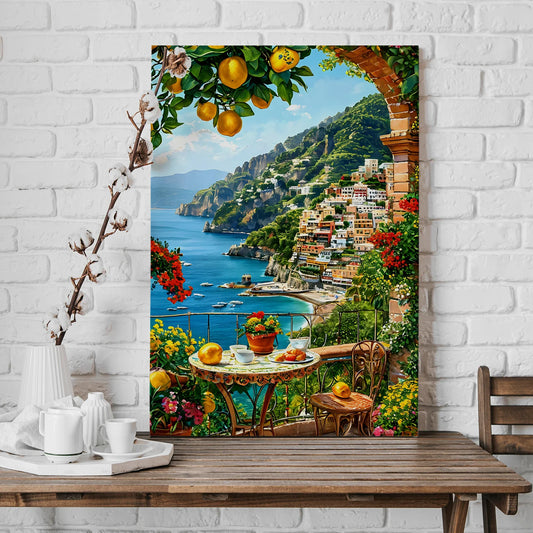 Coastline Wall Canvas Painting For Hotel