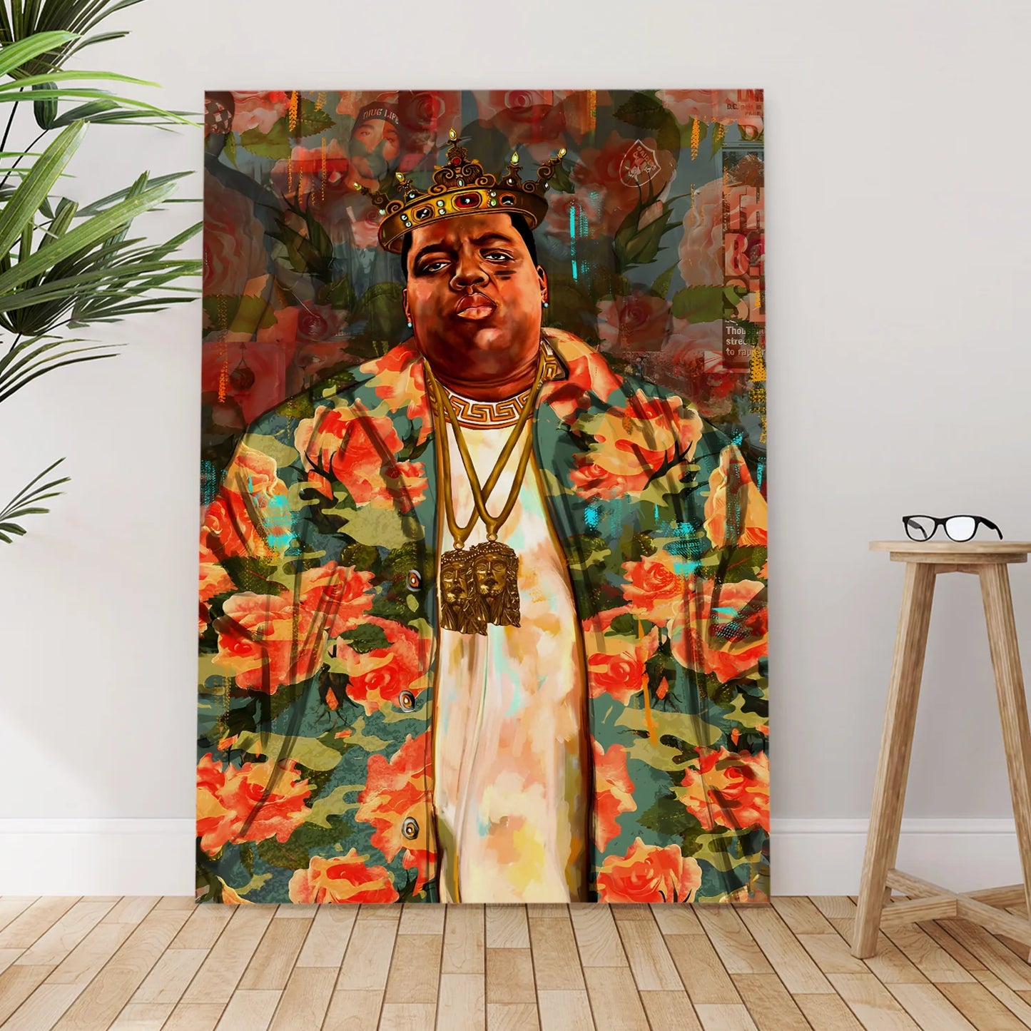 The Notorious B.I.G. American rapper Portrait Wall Art