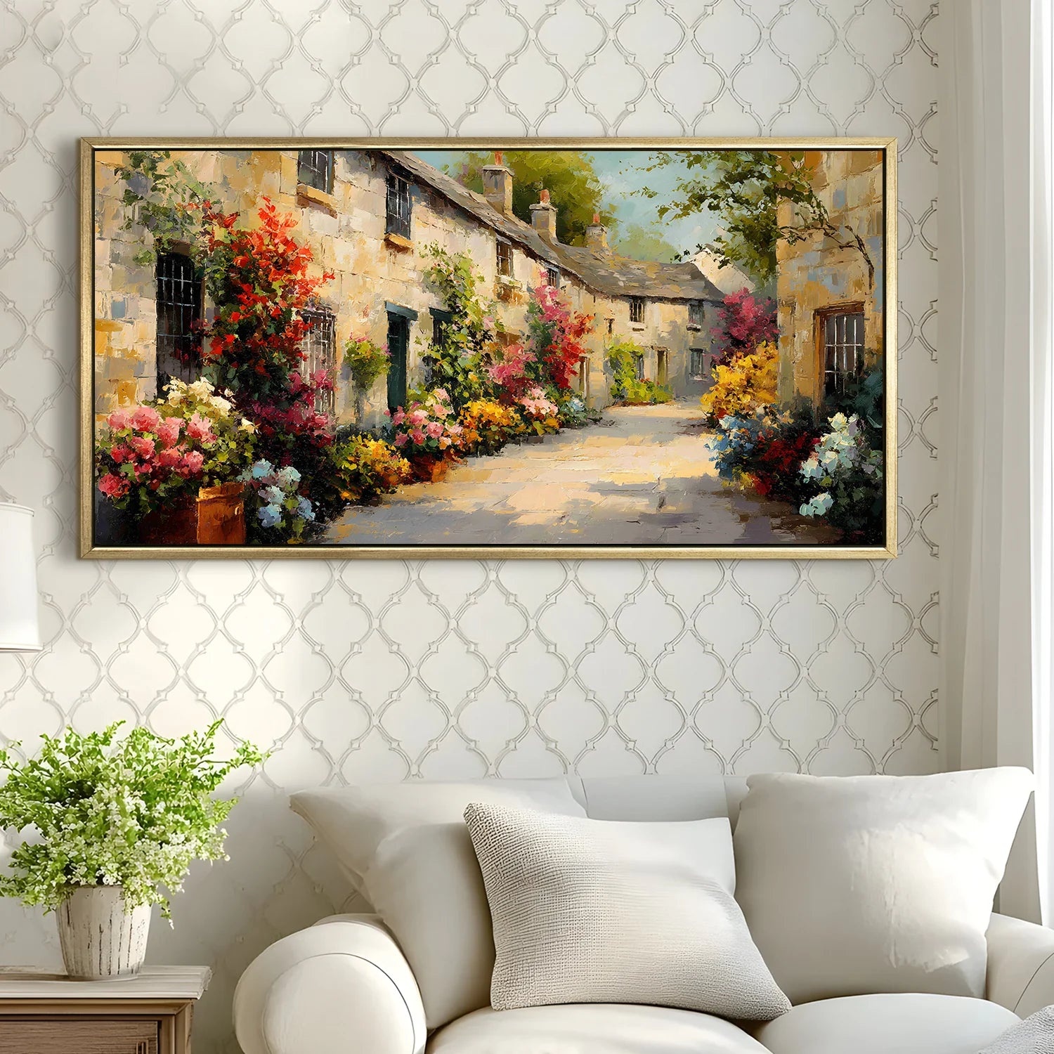 Vintage Forest Canvas Wall Painting For Hotel Room And Restaurant