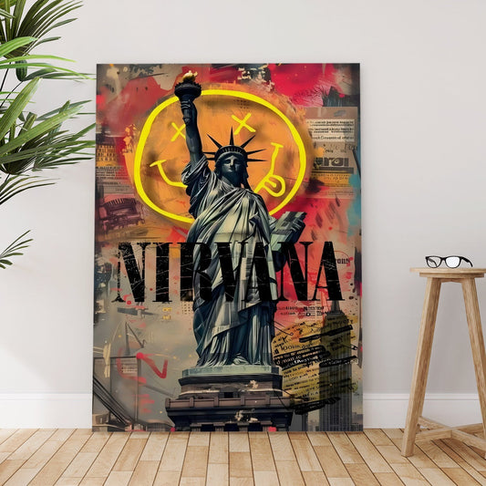 Grunge Liberty Wall Art