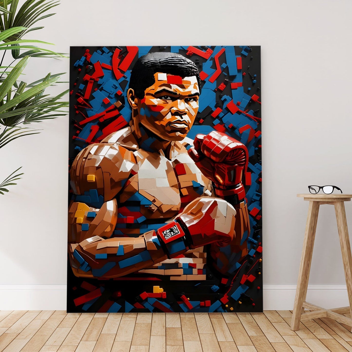Boxing Royalty Wall Art Painting, HD Canvas Print, Framed, Ready to Hang