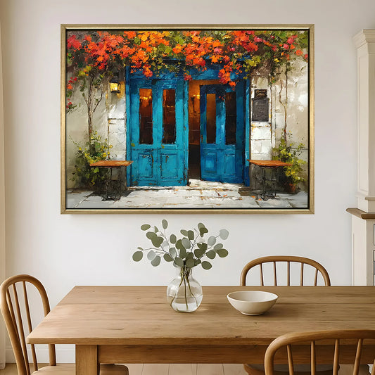 Vintage Canvas Wall Painting For Restaurant Decoration