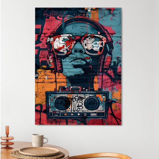 Old School Flow canvas Wall Art Painting
