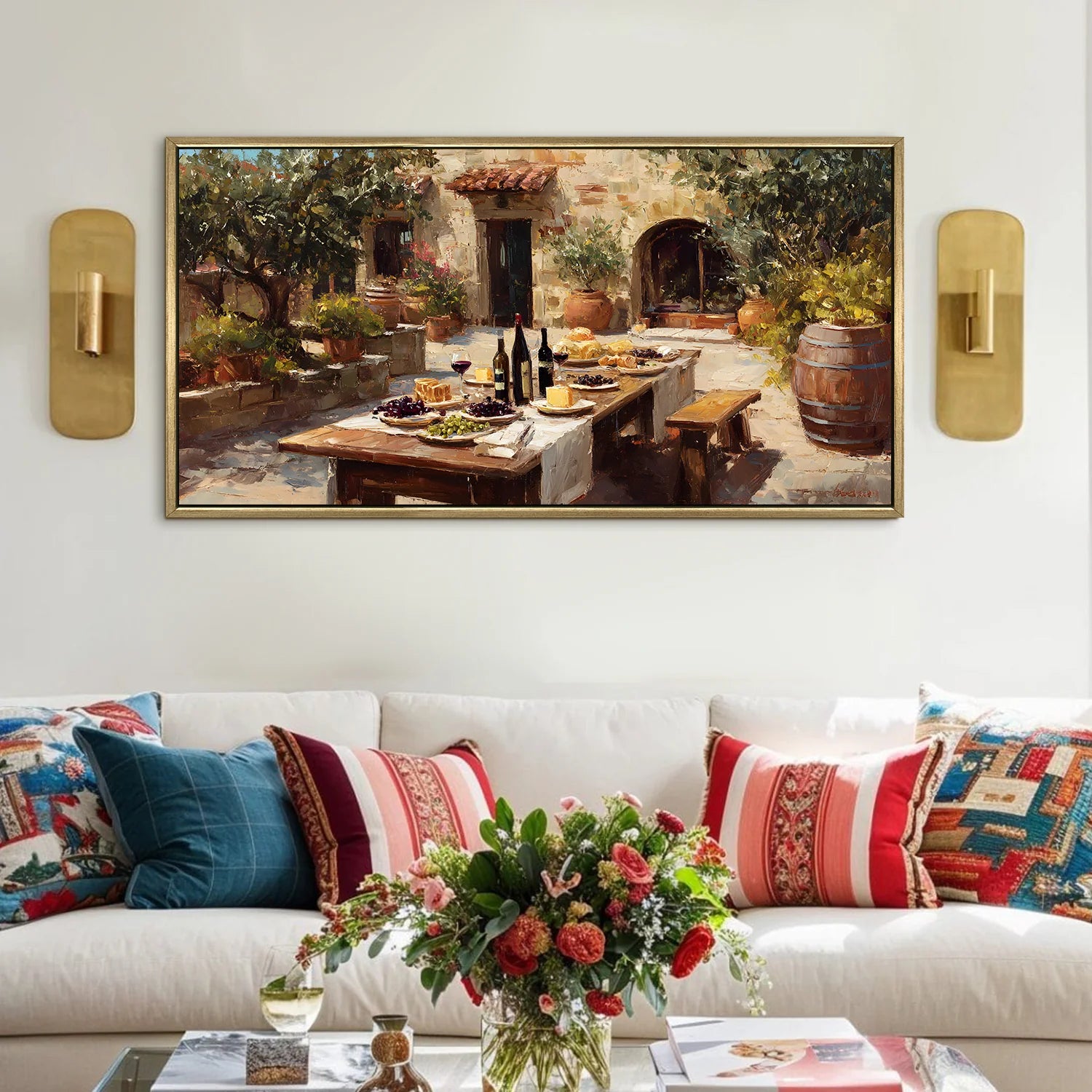 Vintage Wall Canvas Wall Art For Hotel Room