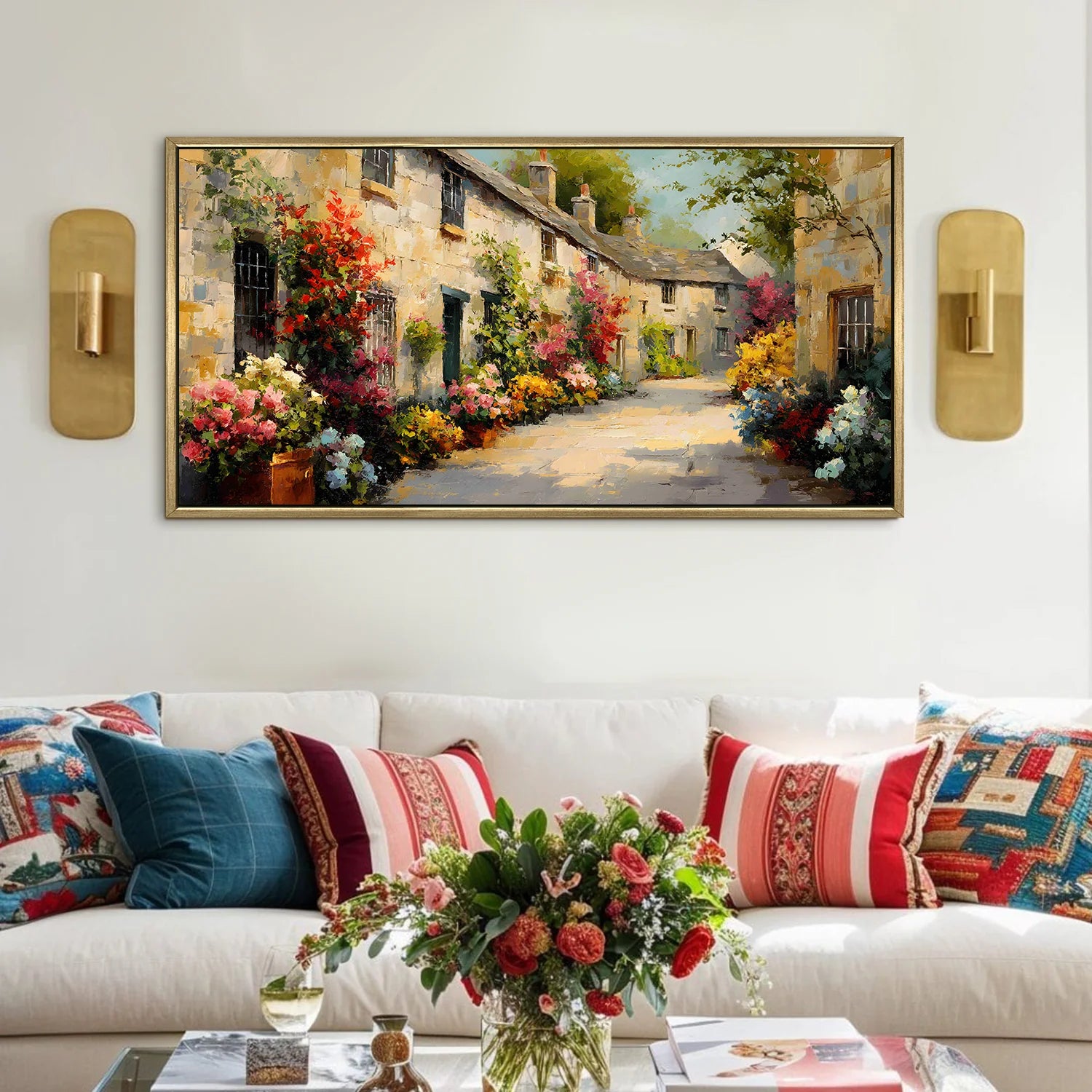 Vintage Forest Canvas Wall Painting For Hotel Room And Restaurant