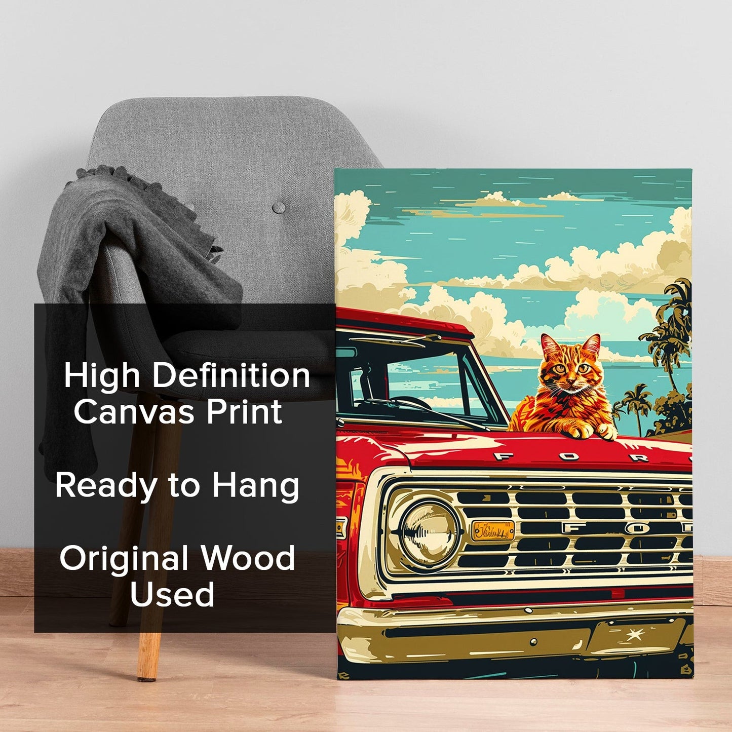 Vintage Road Trip Pop Art Wall Poster canvas wall art painting