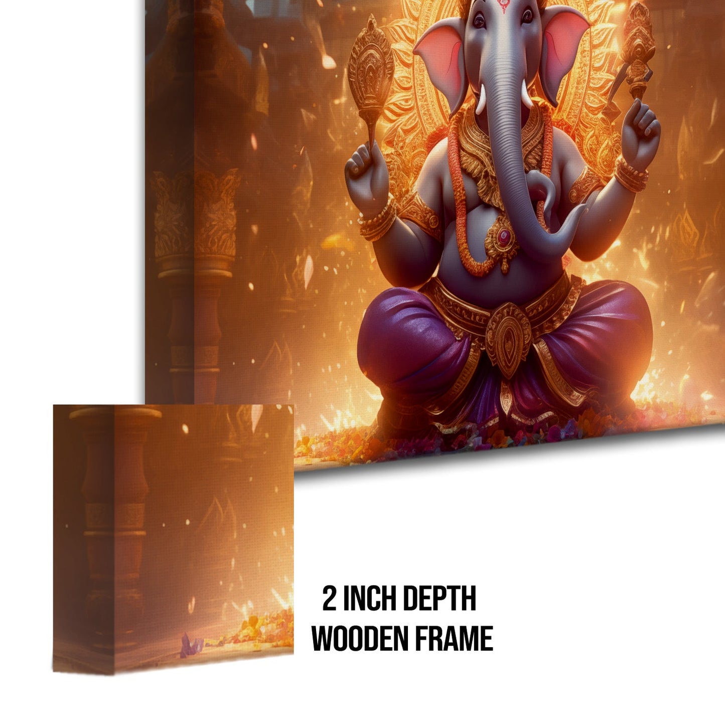 Lord Ganesha Canvas Wall Art Painting
