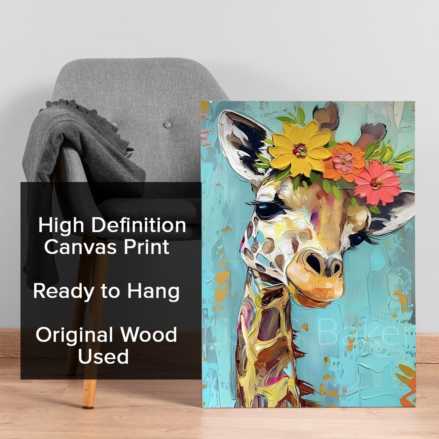 Safari Chic canvas wall art painting