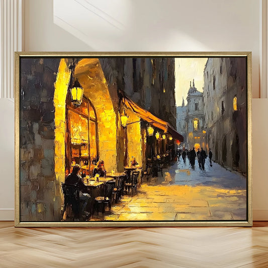 Vintage Canvas Wall Painting For Office Decor
