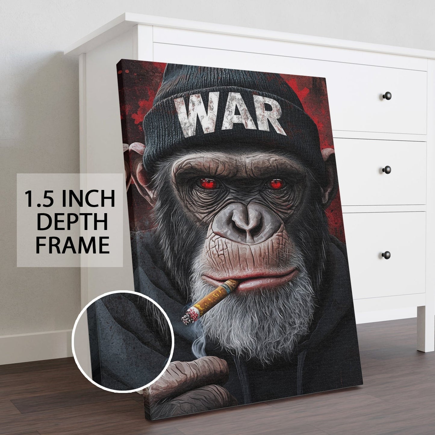 Rebel Smoke Wall Art Painting For Decor