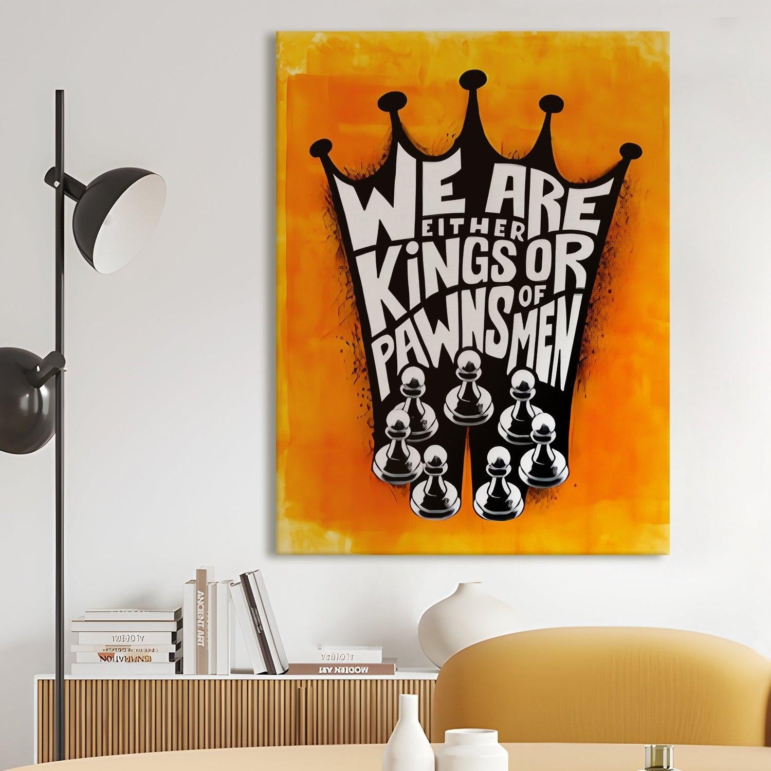 Pawns To Kings canvas wall art painting