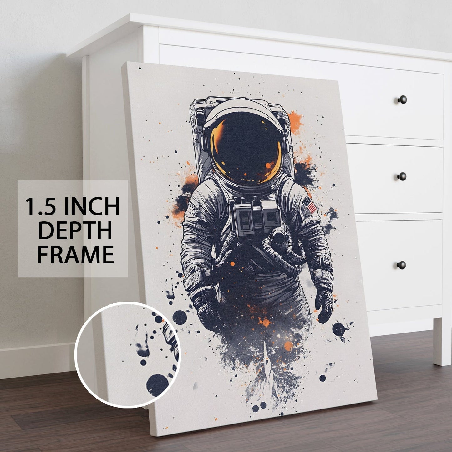 Adrift in the Cosmos Wall Art Painting For Hang