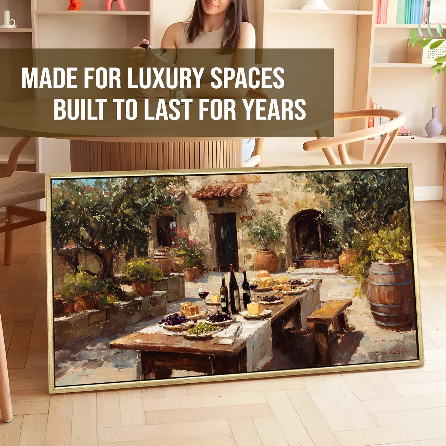 Vintage Wall Canvas Wall Art For Hotel Room