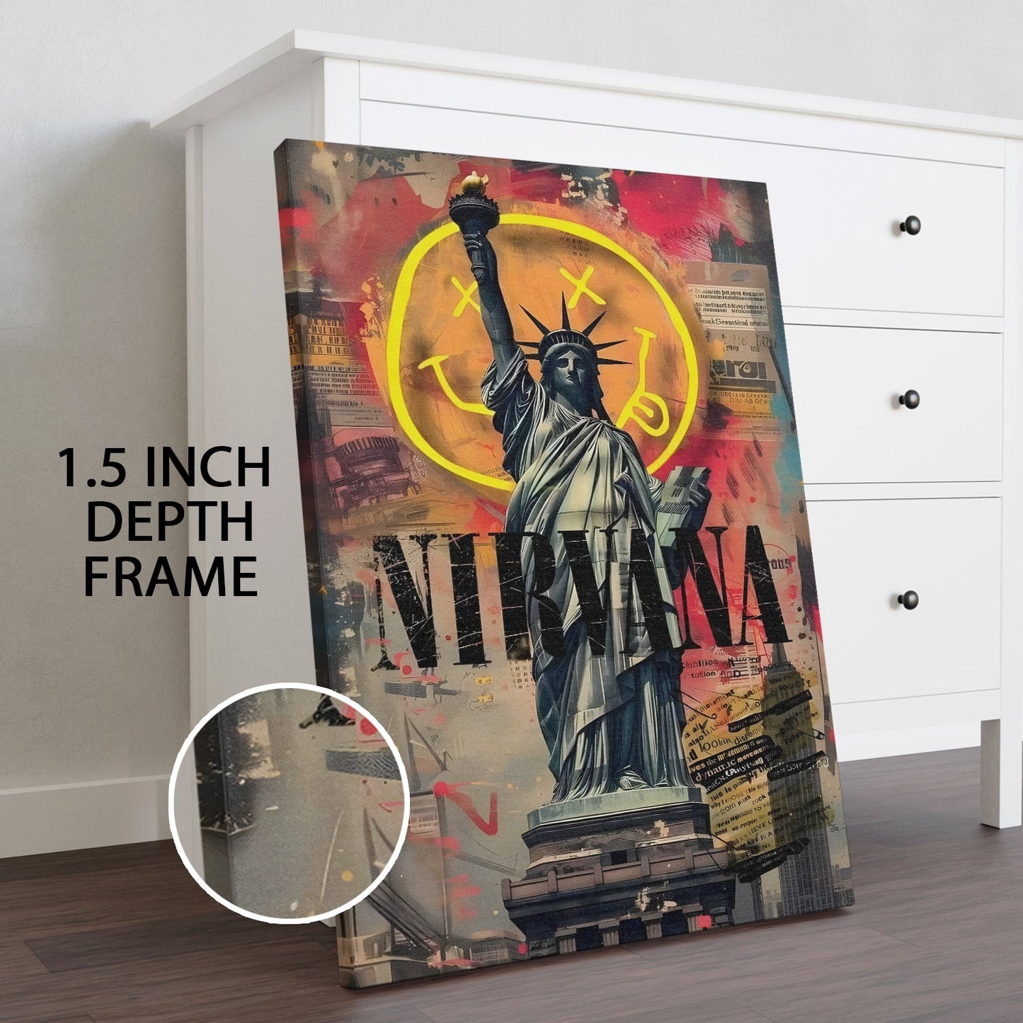 Grunge Liberty Wall Art