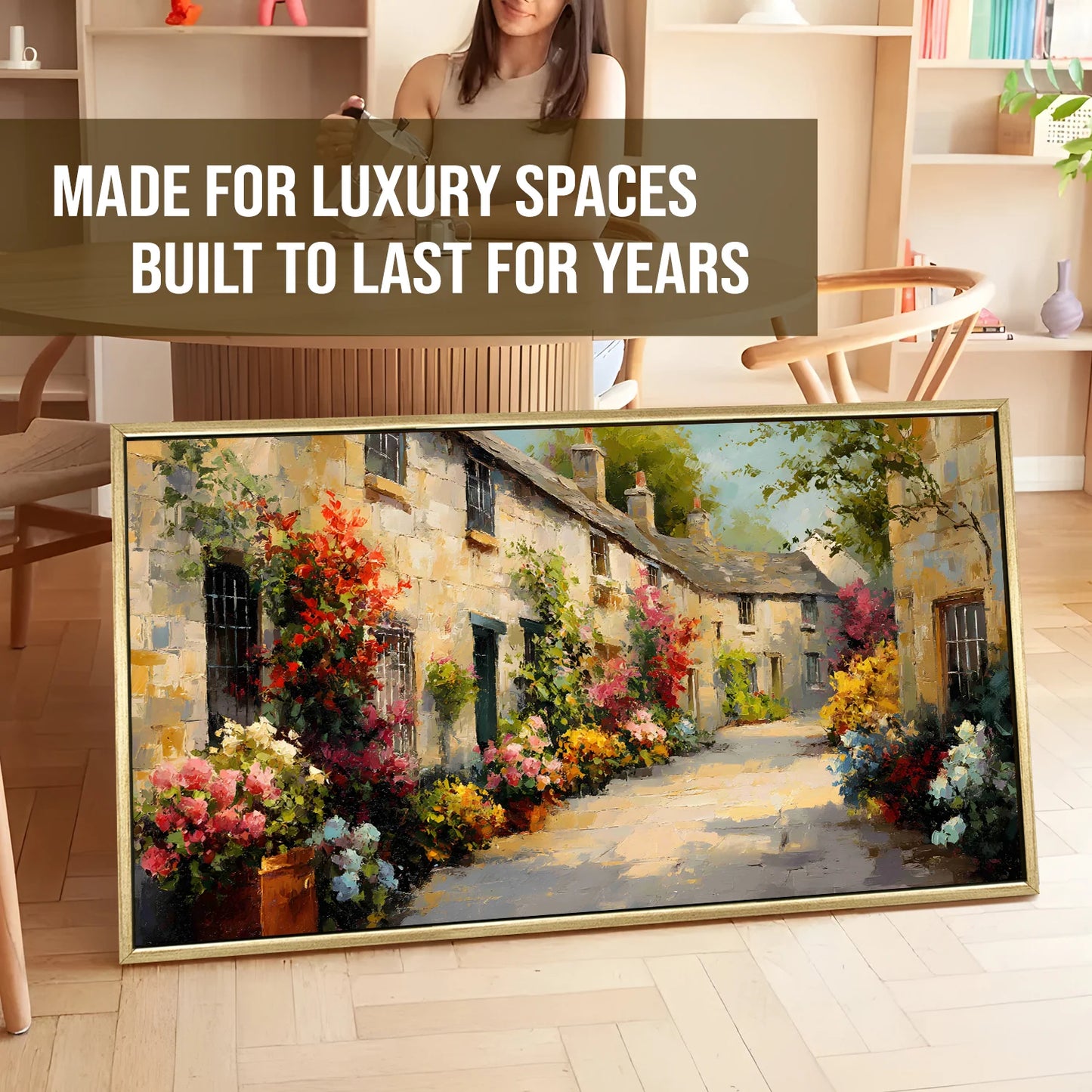 Vintage Forest Canvas Wall Painting For Hotel Room And Restaurant