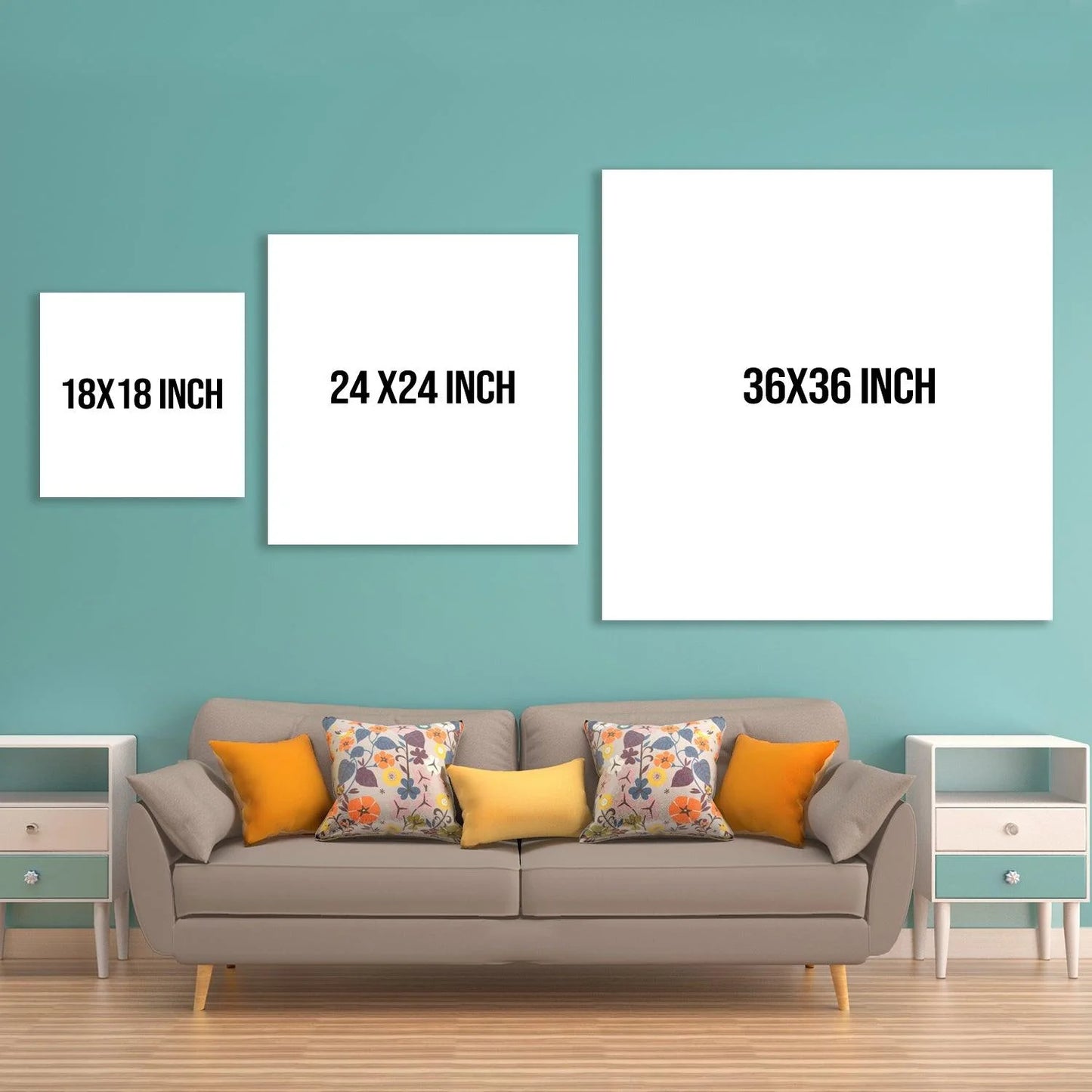 Large Lion Wildlife Canvas Wall Art Painting for Living Room, Home, and Office