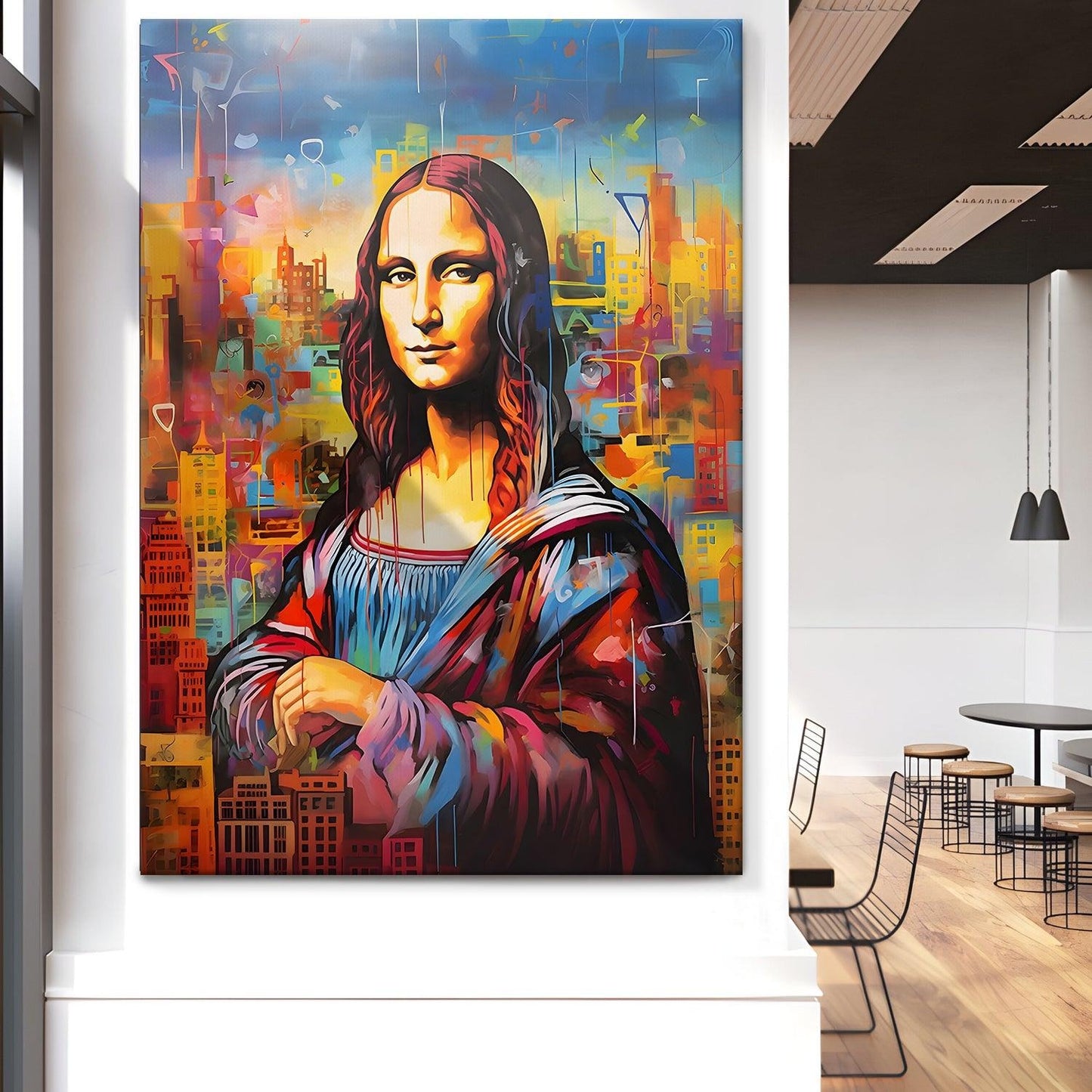 Mona Lisa Wall Frames Canvas Wall Art for Home