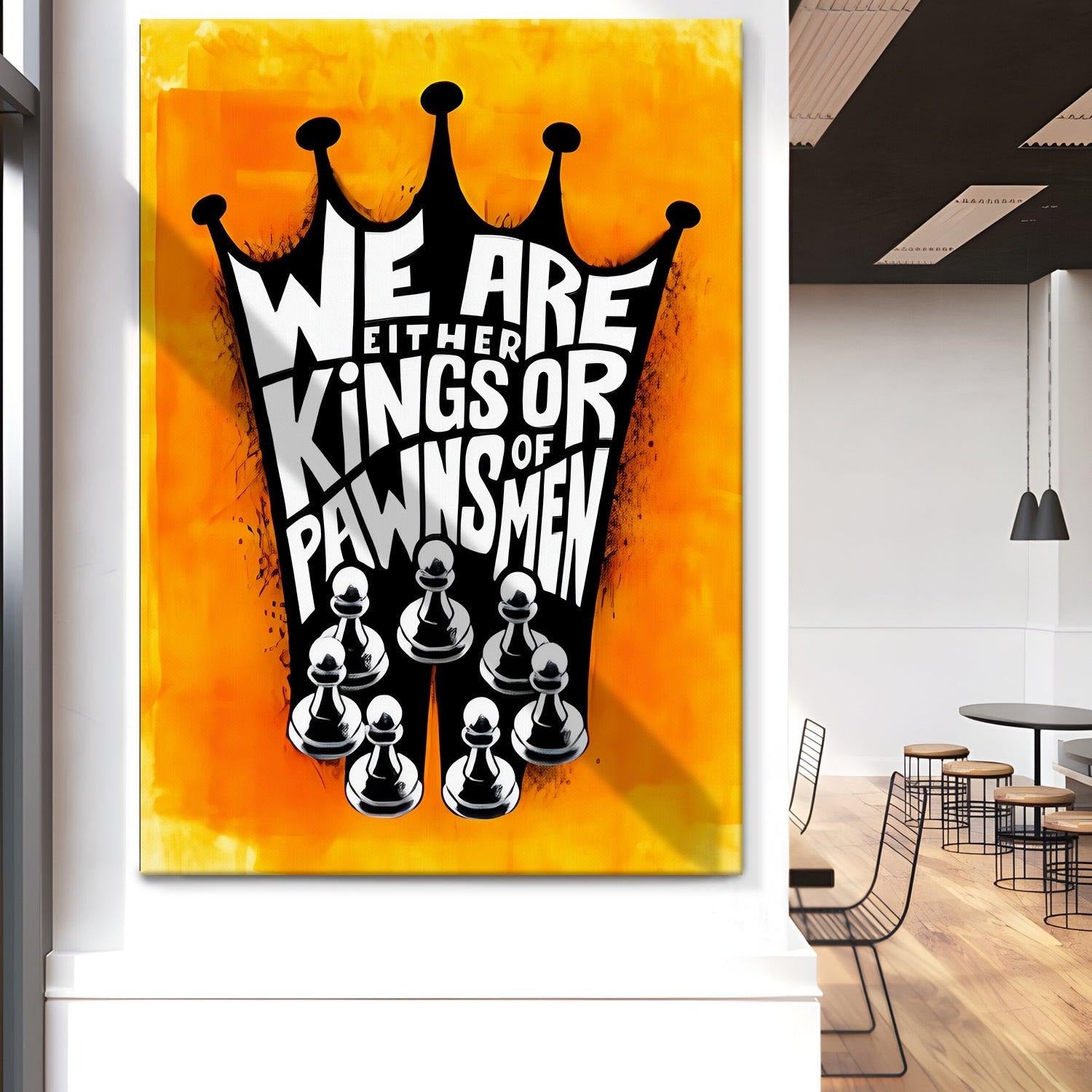 Pawns To Kings canvas wall art painting