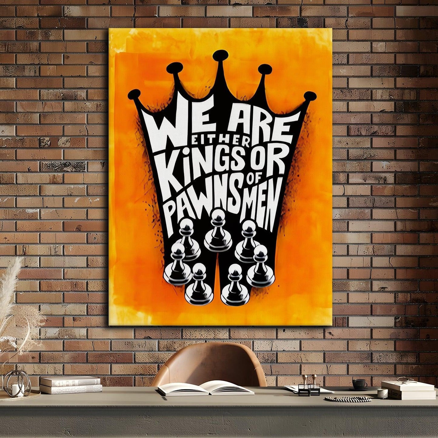 Pawns To Kings canvas wall art painting