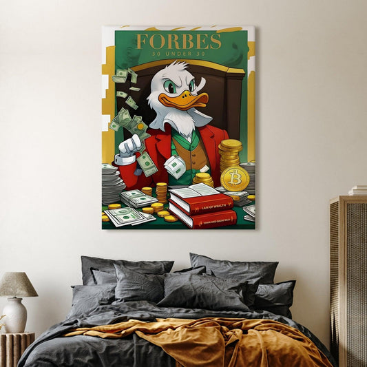 Forbes 30 Under 30 Exclusive CEO Office Decor Canvas wall art painting