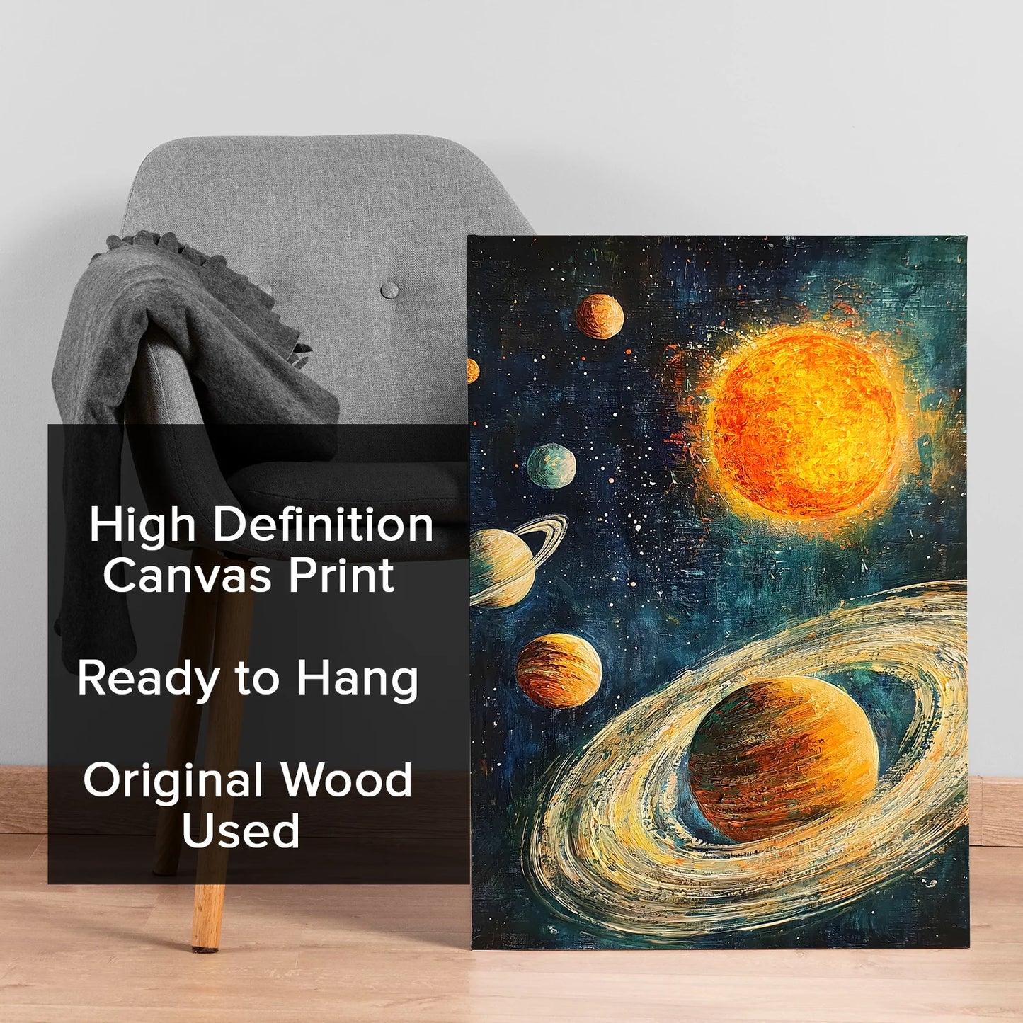 Space Canvas Wall Painting for Modern Home and Office Décor
