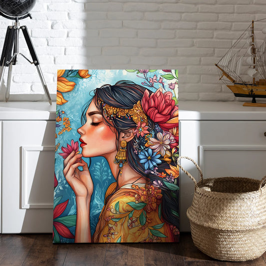 The Blooming Soul Canvas Wall Art Painting