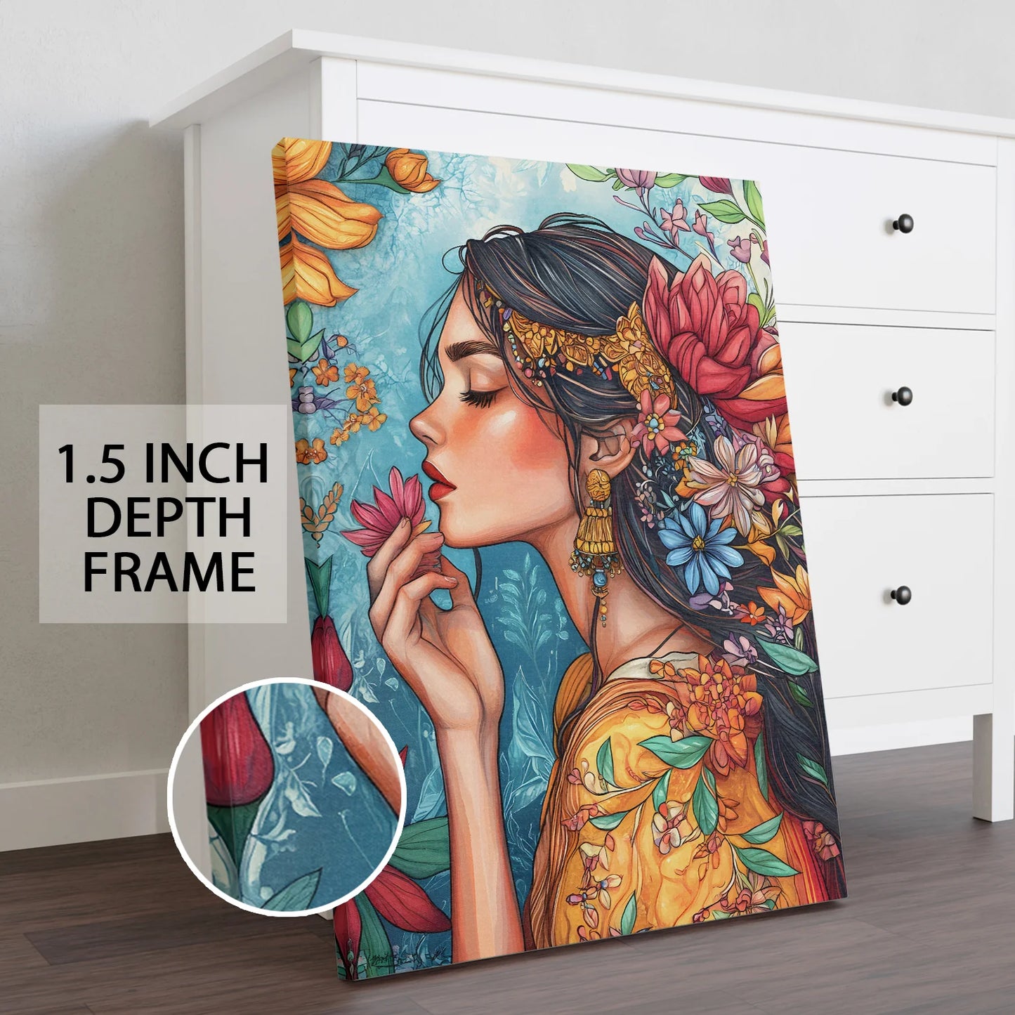 The Blooming Soul Canvas Wall Art Painting