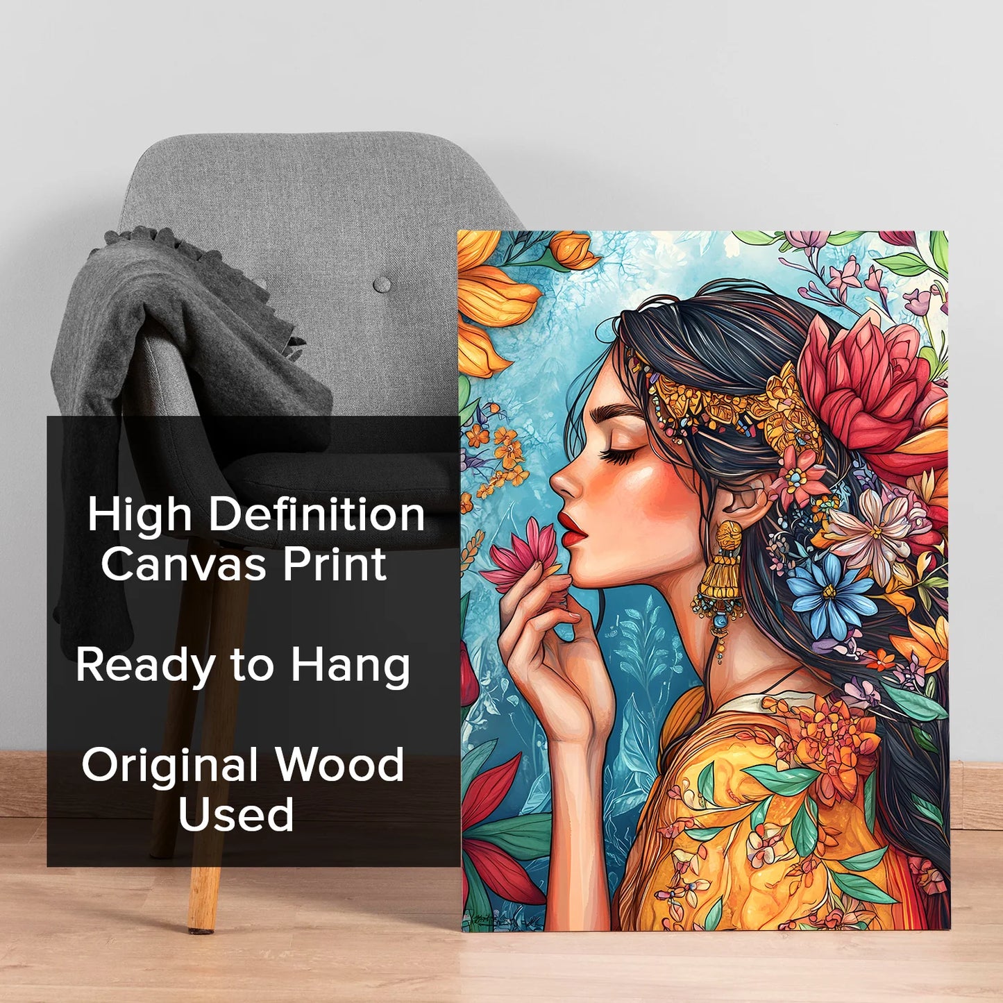 The Blooming Soul Canvas Wall Art Painting