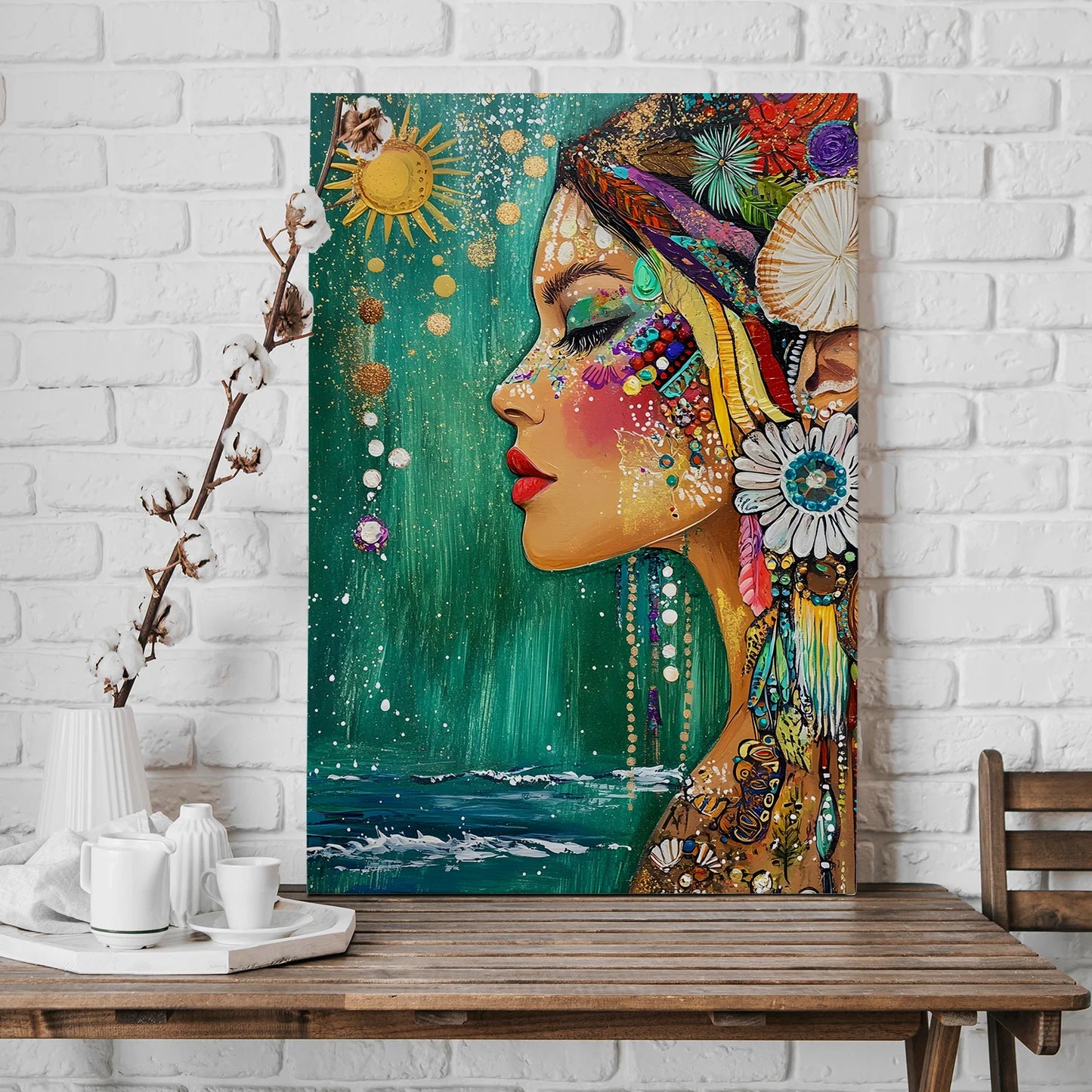 The Blooming Soul Canvas Wall Art Painting