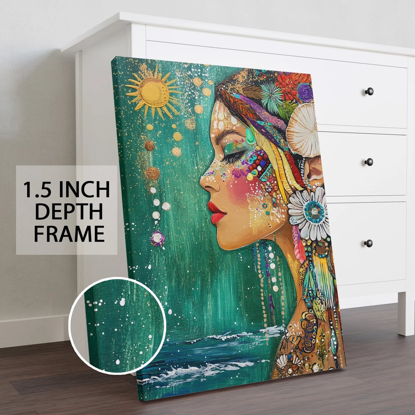 The Blooming Soul Canvas Wall Art Painting