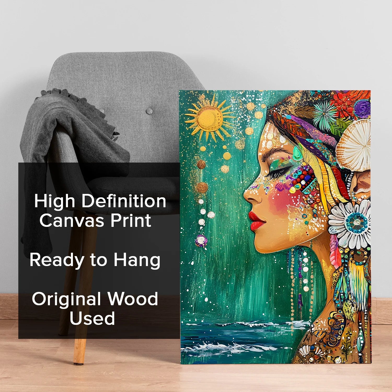 The Blooming Soul Canvas Wall Art Painting