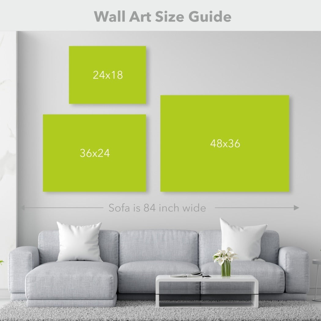 Waterfall Vastu Canvas Wall Art For Living Room